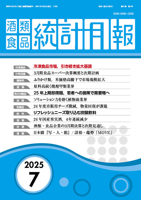 酒類食品統計月報