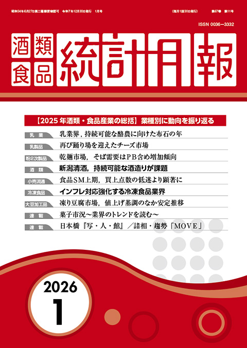 酒類食品統計月報